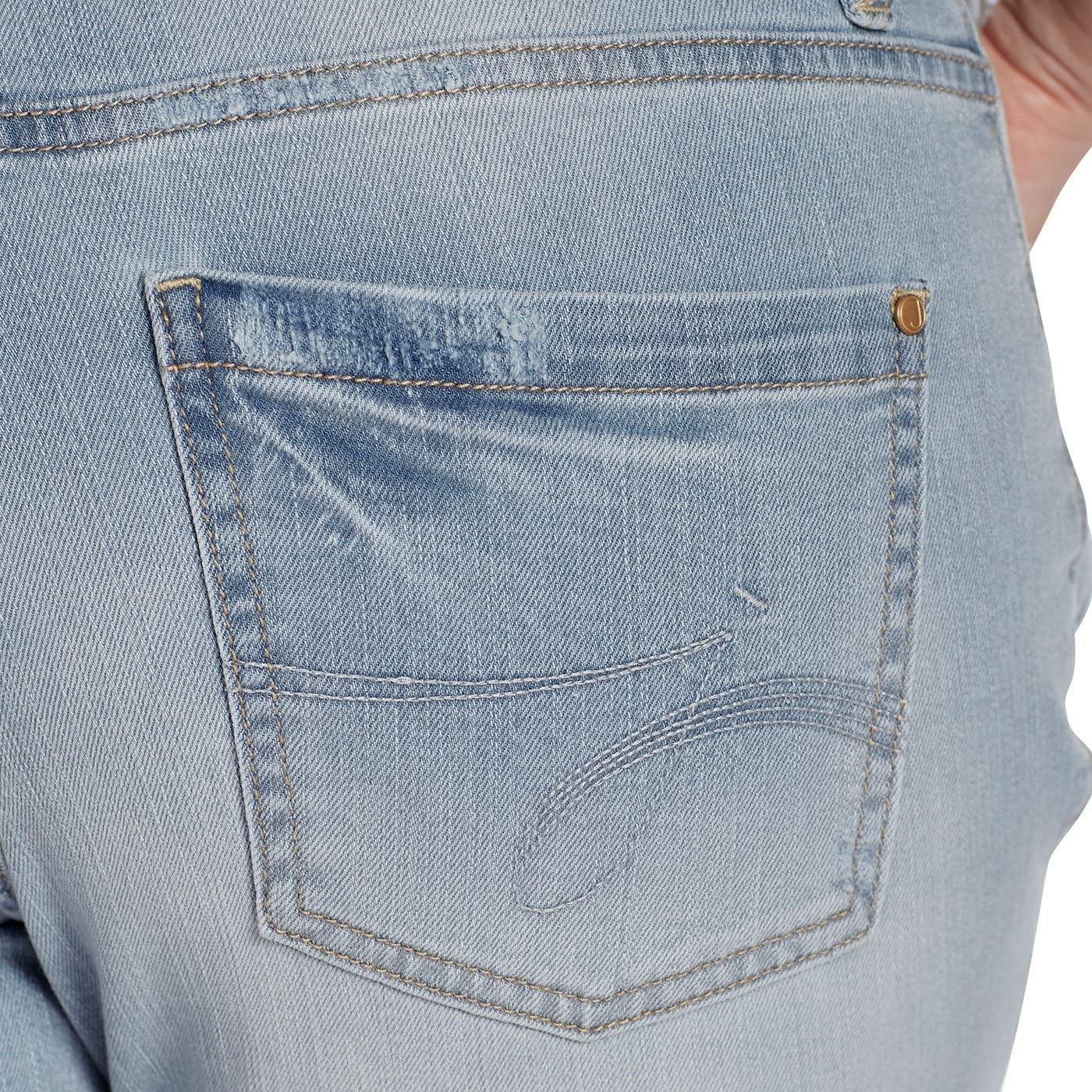 Jag Jeans Women's Logan Straight Ankle Jean in Platinum Denim