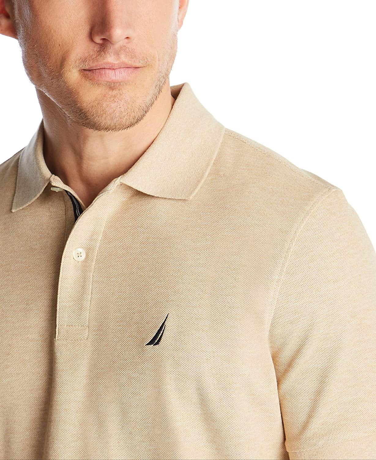 Nautica Men's Classic Short Sleeve Solid Polo Shirt - JOY2ESpree