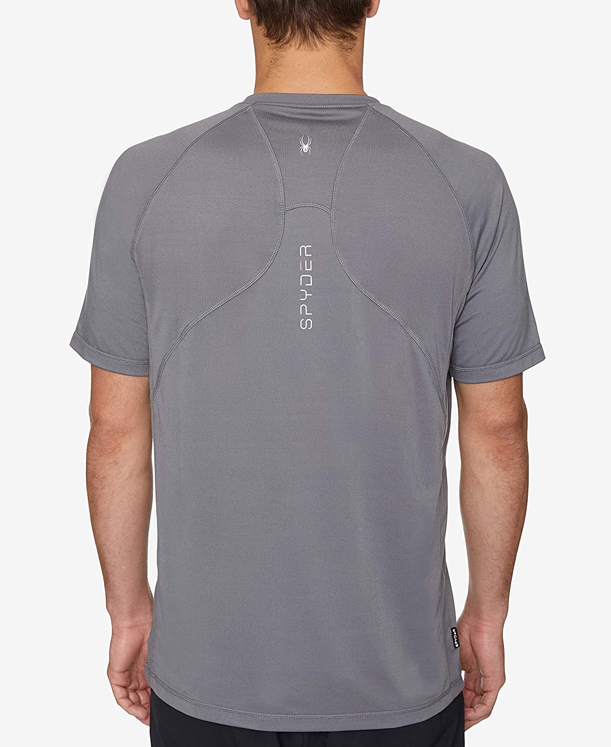 Spyder Men's Hydro Stretch Swim T-Shirt - Quick Dry Short Sleeve Rash Guard Tee