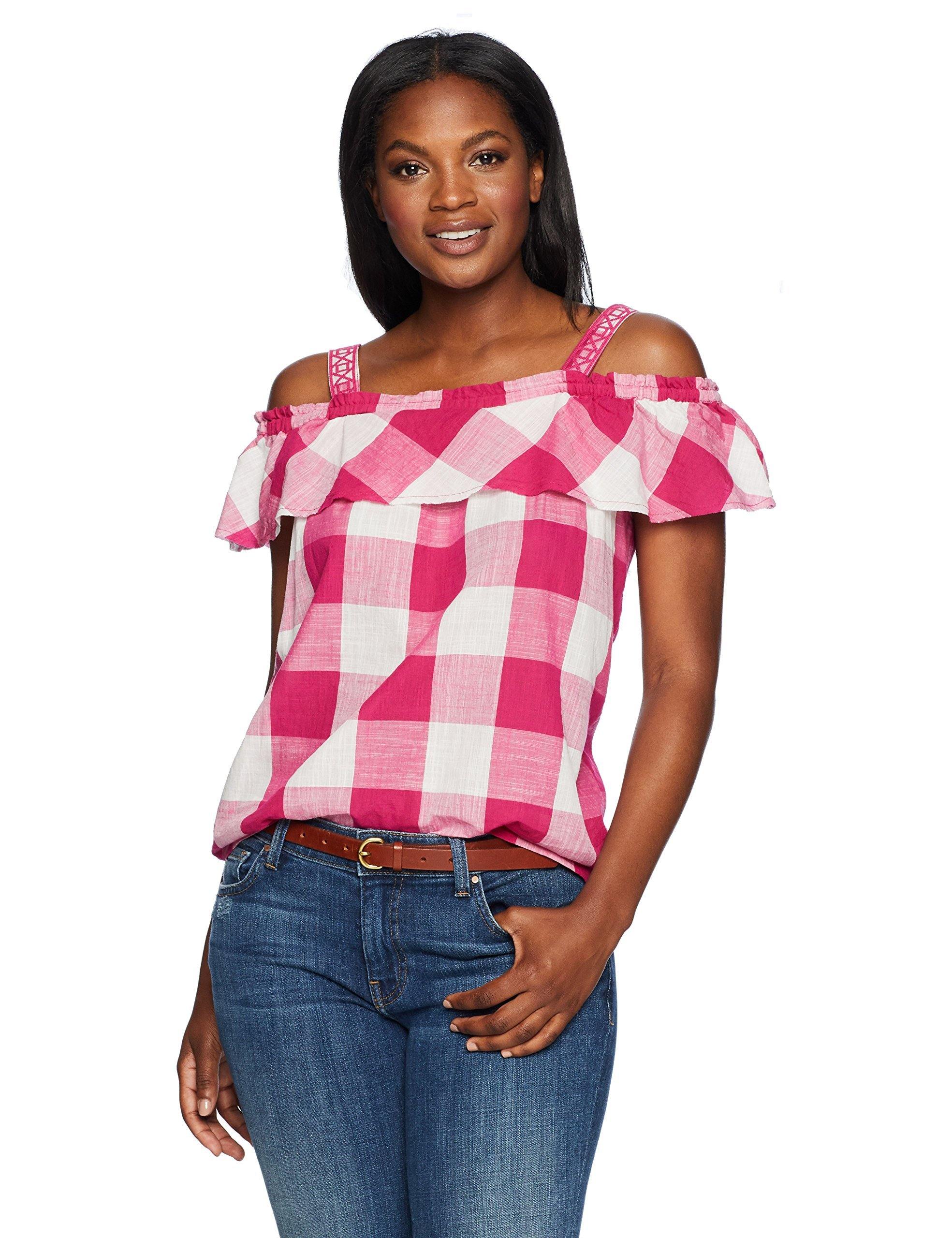Jag Jeans Women's Annalie Top, Bougainvillea, X