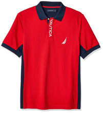 
                        
                          Muat gambar ke penampil Galeri, Nautica Men's Short Sleeve Color Block Performance Pique Polo Shirt - JOY2ESpree
                        
                      