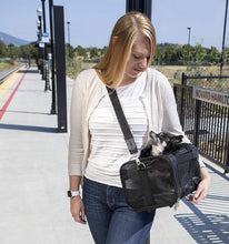 
                        
                          Load image into Gallery viewer, Sherpa Original Deluxe Airline Approved Pet Carrier, Medium, Black
                        
                      