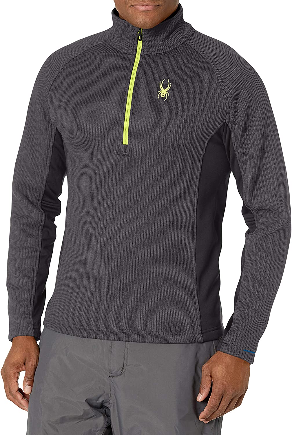 Spyder Active Sports Men's Outbound Half Zip Mid-Weight Mock Neck Sweater