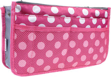 
                        
                          Load image into Gallery viewer, Vercord Purse Organizer Insert for Handbags Bag Organizers Inside Tote Pocketbook Women Nurse Nylon 13 Pockets Black Medium
                        
                      