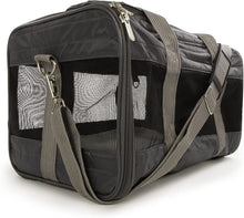 
                        
                          Load image into Gallery viewer, Sherpa Original Deluxe Airline Approved Pet Carrier, Medium, Black
                        
                      