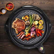 
                        
                          Cargar imagen en el visor de la galería, Elite Gourmet Smokeless Indoor Electric BBQ Grill with Glass Lid Dishwasher Safe - JOY2ESpree
                        
                      