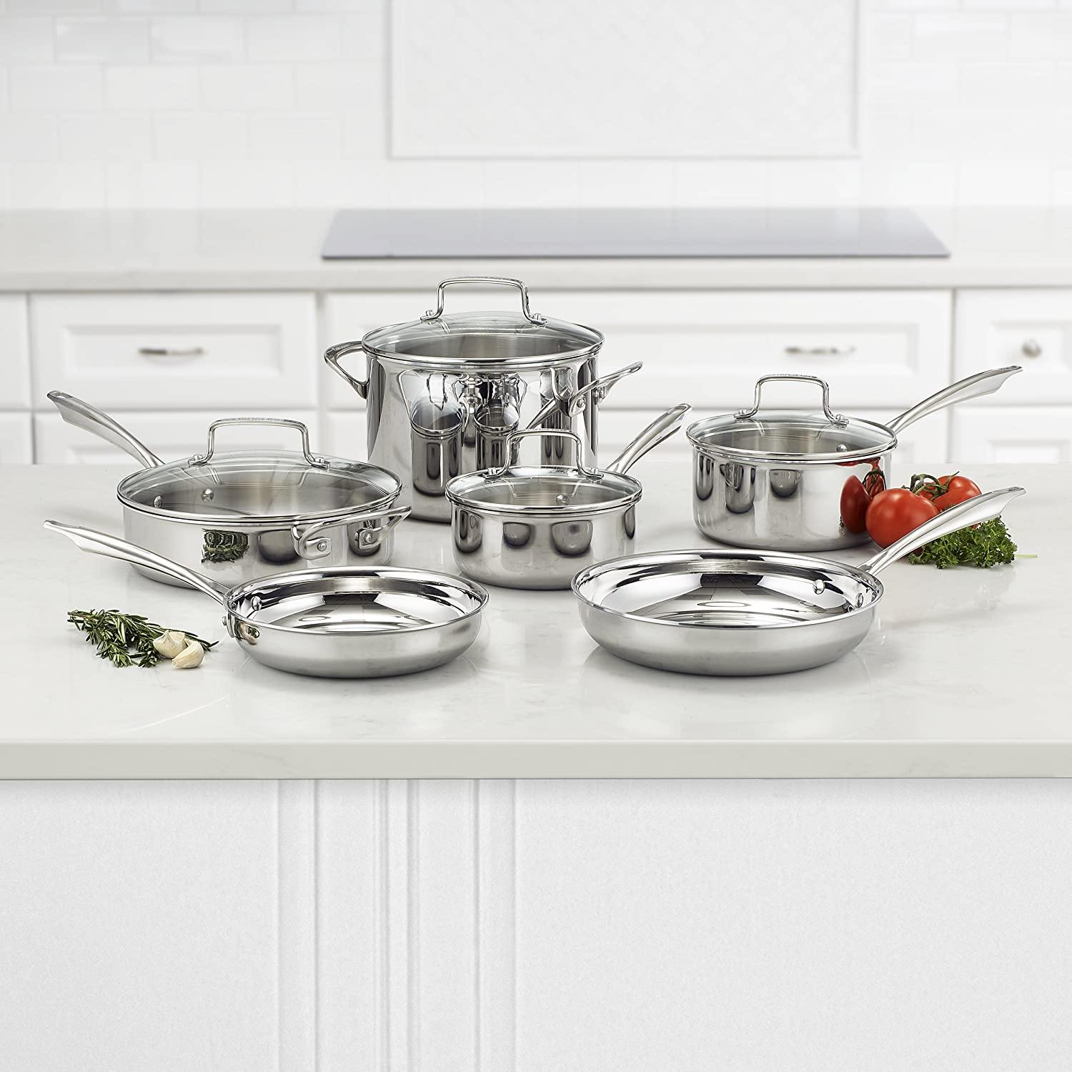 Cuisinart MCP-12N Multiclad Pro Stainless Steel 12-Piece Cookware Set - JOY2ESpree