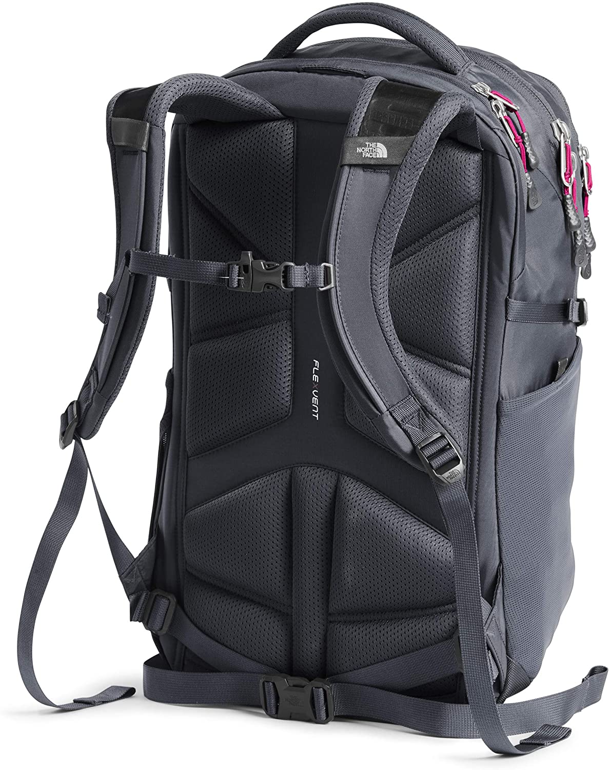 The North Face Women's Recon Backpack, TNF Black Heather/Silver Reflective, One Size