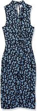 
                        
                          Muat gambar ke penampil Galeri, Amazon Brand - Lark &amp; Ro Women's Sleeveless Crossover Twist Neck Faux Wrap Dress
                        
                      