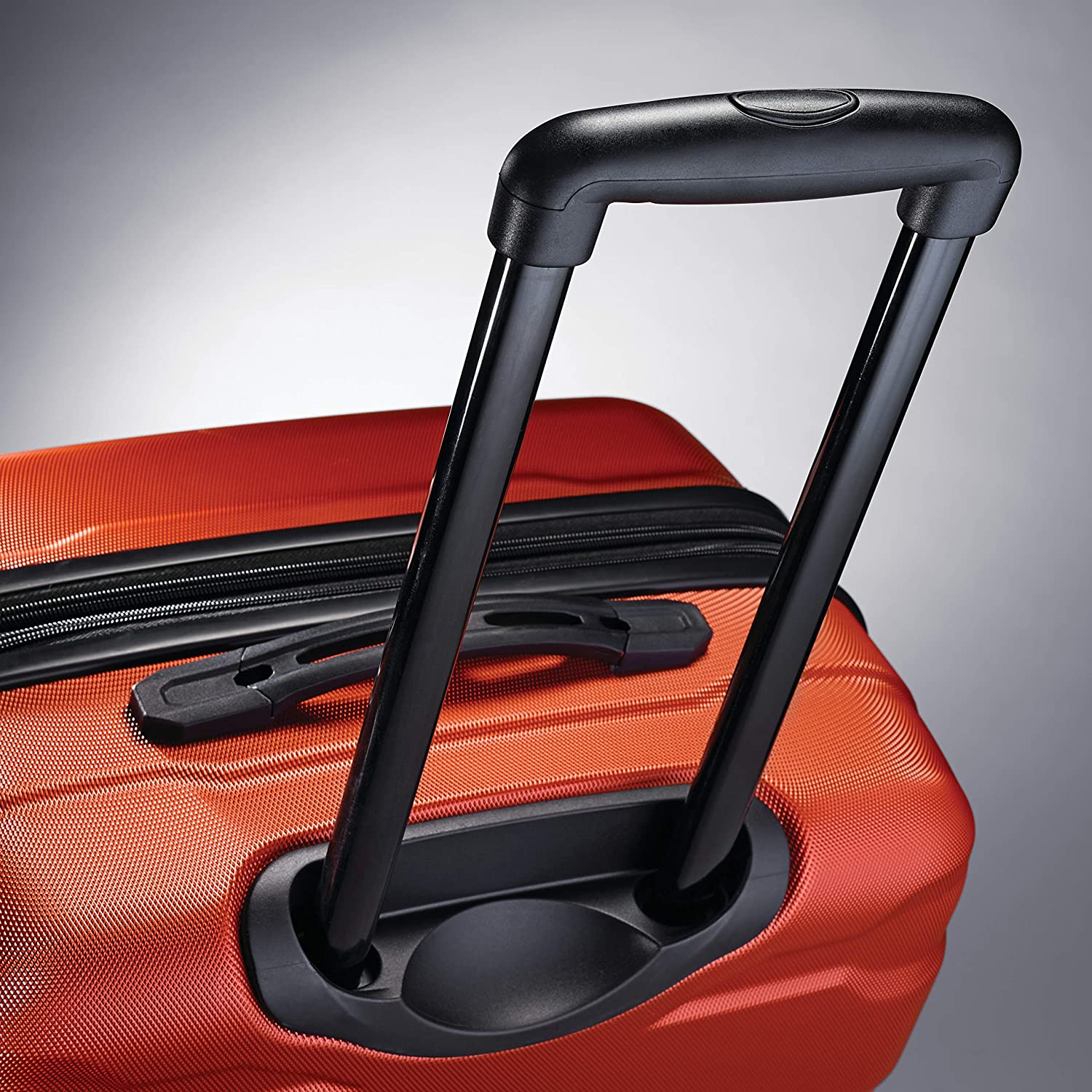 Samsonite Omni PC Hardside Expandable Luggage with Spinner Wheels, Black, Carry-On 20-Inch