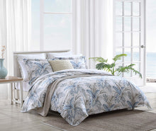 
                        
                          Muat gambar ke penampil Galeri, Tommy Bahama | Bakers Bluff Collection | Comforter Set - 100% Cotton, Ultra-Soft &amp; Breathable, Reversible Bedding with Matching Shams, Queen, Blue
                        
                      