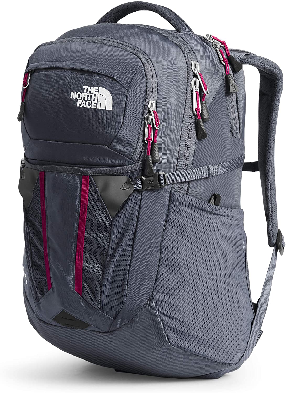 The North Face Women's Recon Backpack, TNF Black Heather/Silver Reflective, One Size