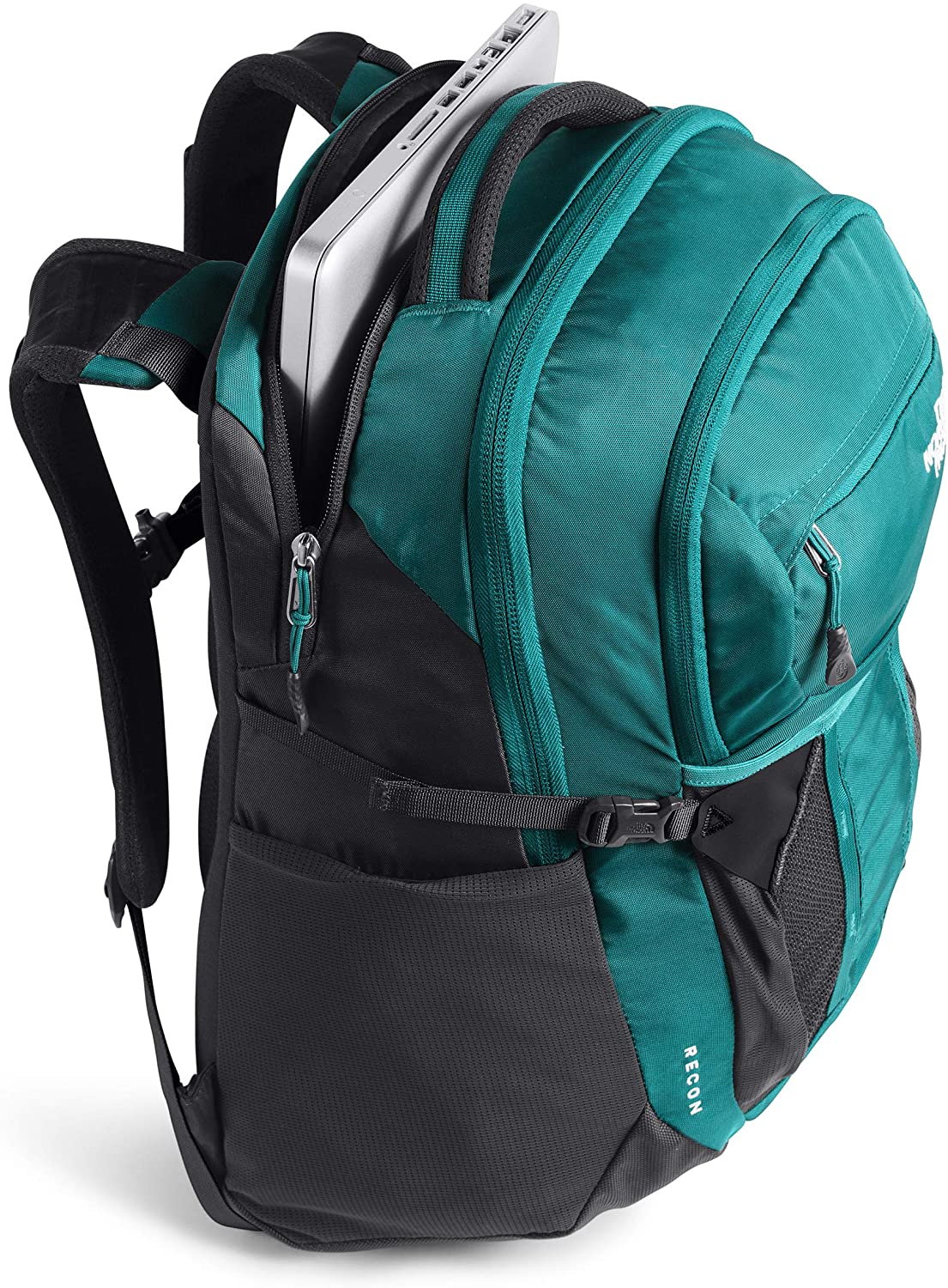 The North Face Women's Recon Backpack, TNF Black Heather/Silver Reflective, One Size
