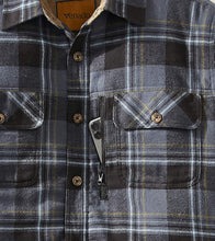 
                        
                          画像をギャラリービューアに読み込む, Venado Men's Plaid Shirt Jacket -Long Sleeved Quilt Lined Brushed Flannel Rugged Shirt
                        
                      