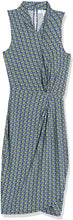 
                        
                          Muat gambar ke penampil Galeri, Amazon Brand - Lark &amp; Ro Women's Sleeveless Crossover Twist Neck Faux Wrap Dress
                        
                      