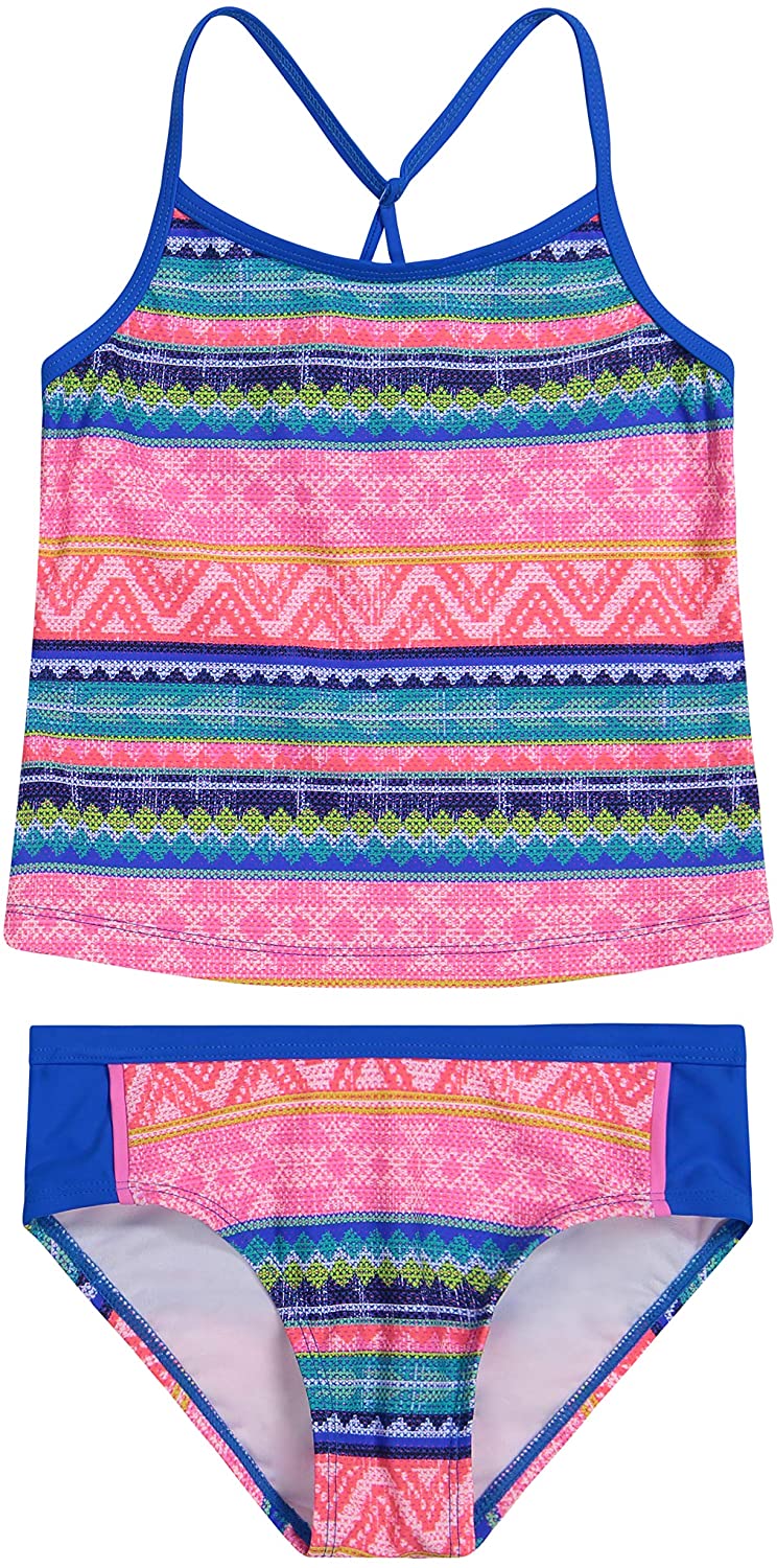 Tommy Bahama Girls' Two-Piece Bikini Swimsuit Bathing Suit