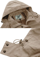 
                        
                          Load image into Gallery viewer, WenVen Women's Military Anorak Jacket Hoodie Lightweight Cotton Casual Coat - JOY2ESpree
                        
                      