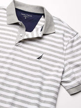 
                        
                          गैलरी व्यूवर में इमेज लोड करें, Nautica Men's Classic Fit 100% Cotton Soft Short Sleeve Stripe Polo Shirt - JOY2ESpree
                        
                      