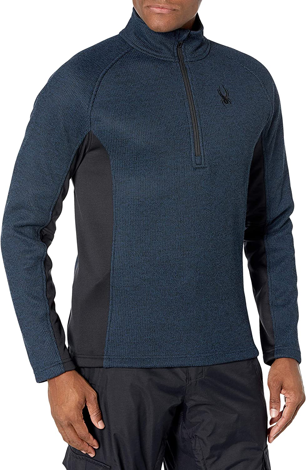 Spyder Active Sports Men's Outbound Half Zip Mid-Weight Mock Neck Sweater