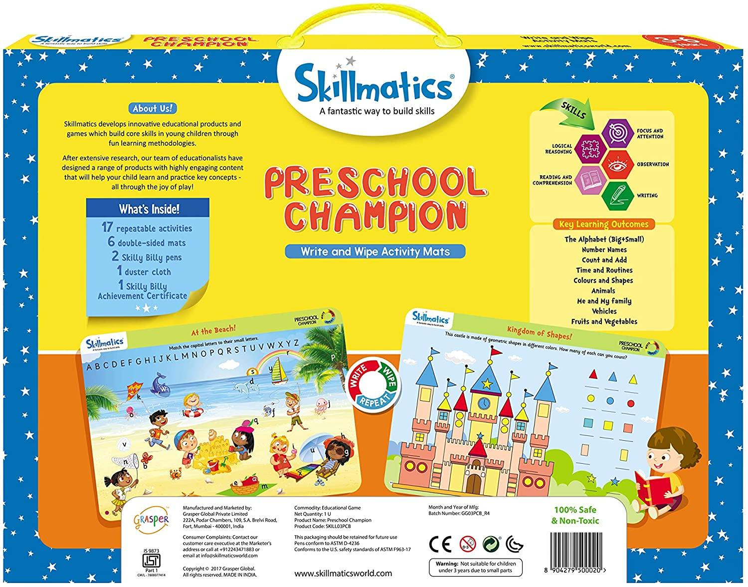 Skillmatics Educational Game: I Can Write (3-6 Years) - JOY2ESpree