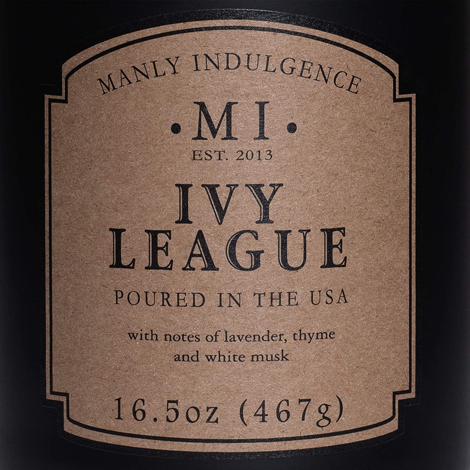 Manly Indulgence Sea Salt & Ginger Scented Jar Candle, 15 Oz, White