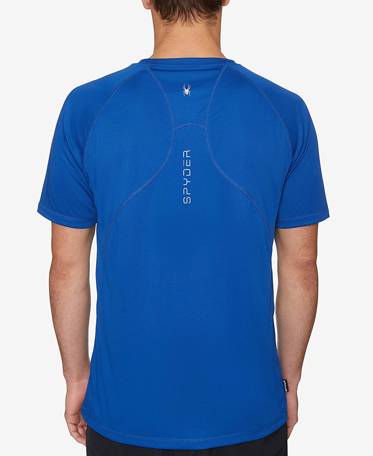 Spyder Men's Hydro Stretch Swim T-Shirt - Quick Dry Short Sleeve Rash Guard Tee