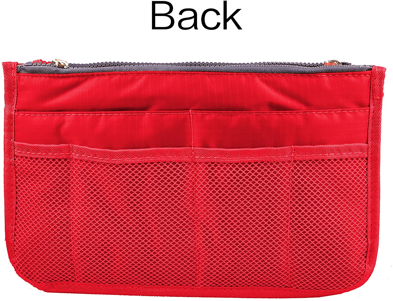 Vercord Updated Purse Handbag Organizer Insert Liner Bag in Bag 13 Pockets Purple Small