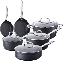 
                        
                          画像をギャラリービューアに読み込む, cooper pan Hard Anodized Nonstick Induction Cookware Set,13-Piece Aluminum Pots and Pans Set with Lids, Dishwasher Safe Oven Safe, Black - JOY2ESpree
                        
                      