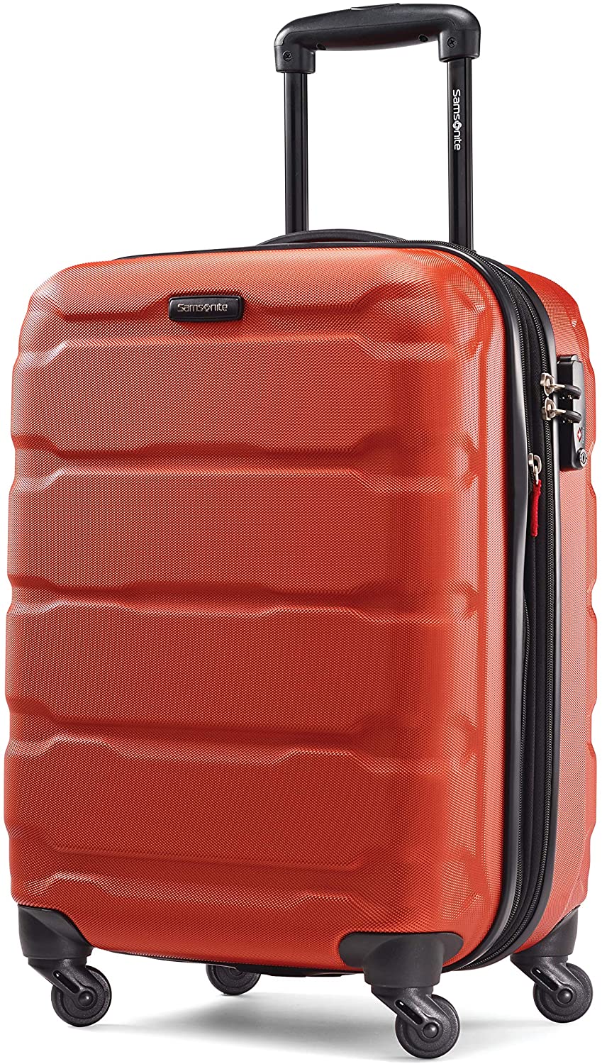 Samsonite Omni PC Hardside Expandable Luggage with Spinner Wheels, Black, Carry-On 20-Inch