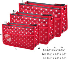 
                        
                          Muat gambar ke penampil Galeri, Vercord Updated Purse Handbag Organizer Insert Liner Bag in Bag 13 Pockets Purple Small
                        
                      
