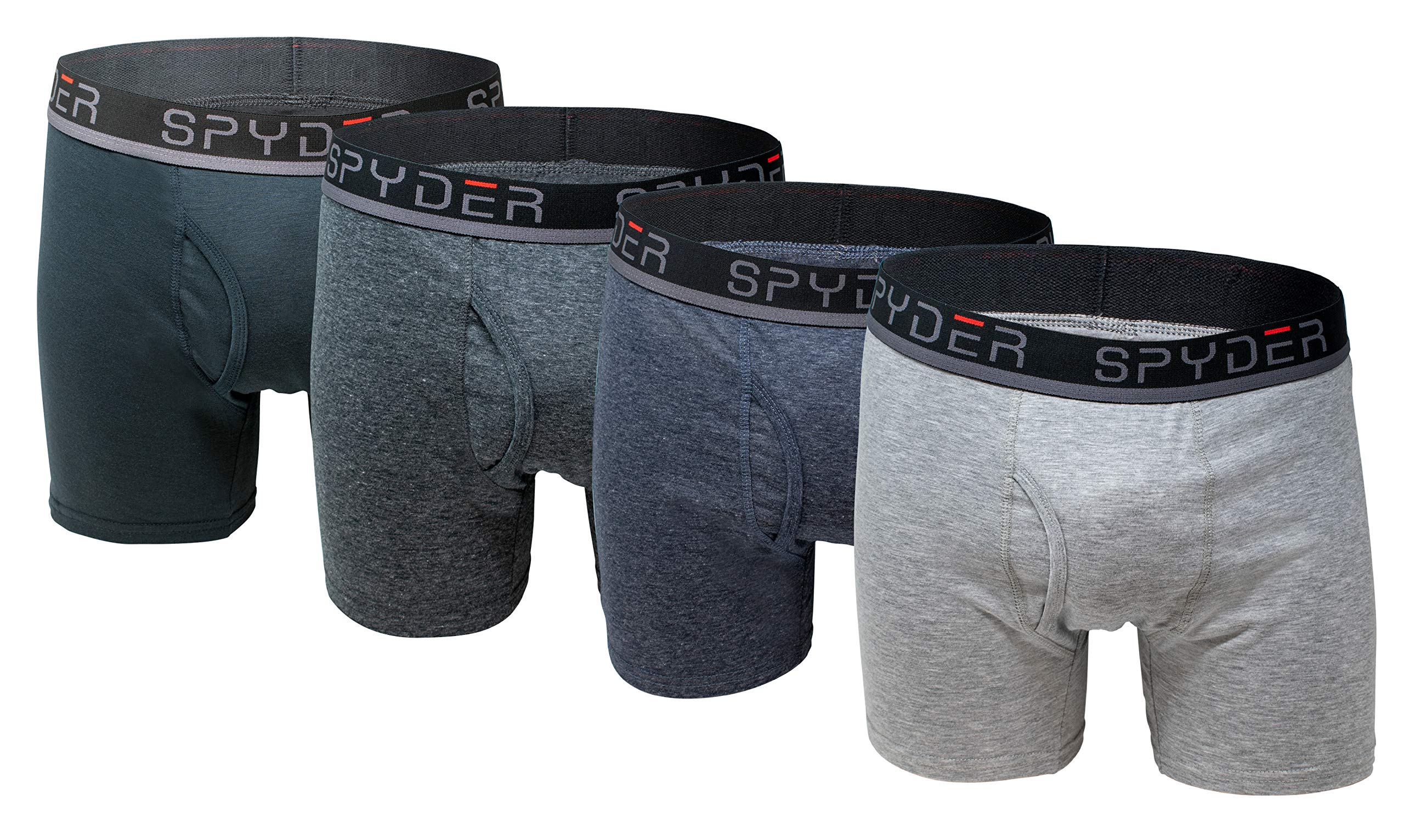 Spyder Men's Boxer Briefs Pro Cotton Sports Underwear