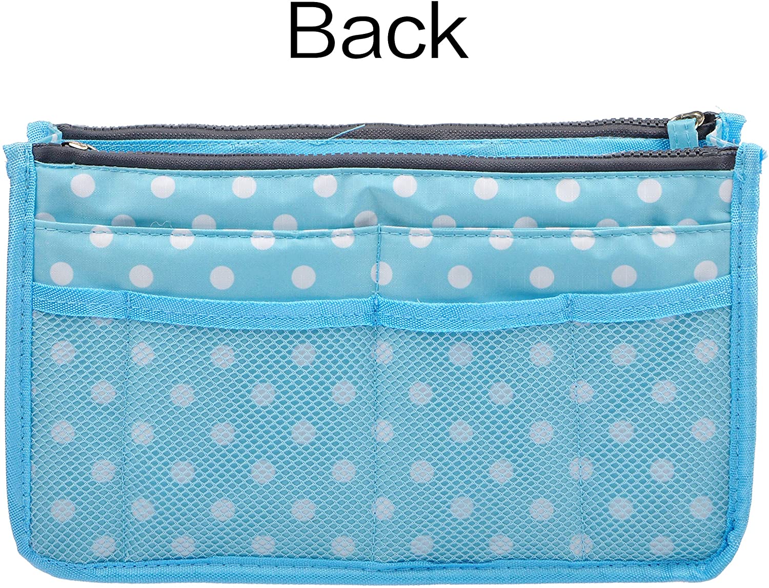Vercord Updated Purse Handbag Organizer Insert Liner Bag in Bag 13 Pockets Purple Small
