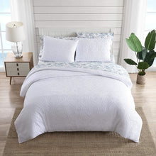 
                        
                          Load image into Gallery viewer, Tommy Bahama | Waffle Collection | Comforter Set Cotton Bedding in a Reversible Waffle Weave Texture, King, White,USHSA51166596,3
                        
                      