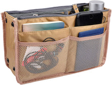 
                        
                          Muat gambar ke penampil Galeri, Vercord Updated Purse Handbag Organizer Insert Liner Bag in Bag 13 Pockets Purple Small
                        
                      