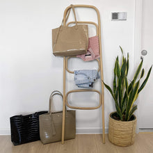 
                        
                          Load image into Gallery viewer, Minimalist Clean Cut Pebbled Faux Leather Tote Womens Shoulder Handbag
                        
                      