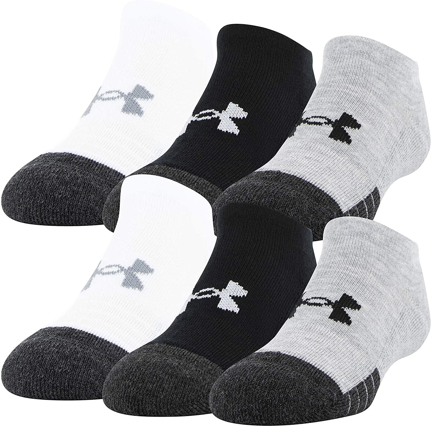 Under Armour Youth Performance Tech No Show Socks, 6-Pairs - JOY2ESpree