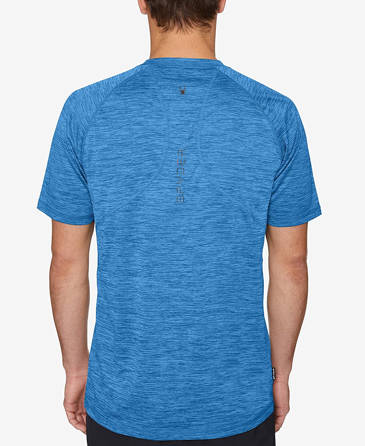 Spyder Men's Hydro Stretch Swim T-Shirt - Quick Dry Short Sleeve Rash Guard Tee