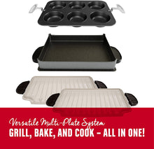 
                        
                          Muat gambar ke penampil Galeri, George Foreman GRP4842MB Multi-Plate Evolve Grill, (Ceramic Grilling Plates, and Waffle Plates Included), Black - JOY2ESpree
                        
                      