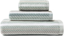 
                        
                          Cargar imagen en el visor de la galería, Tommy Bahama Ocean Bay Stripe Bath Towel Set, 54 x 28, Grey
                        
                      