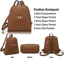 
                        
                          Cargar imagen en el visor de la galería, Scarleton Casual Fashion Backpack, Purses for women, Backpack for Women, Fashion Backpack for Women, H160801 - Black
                        
                      