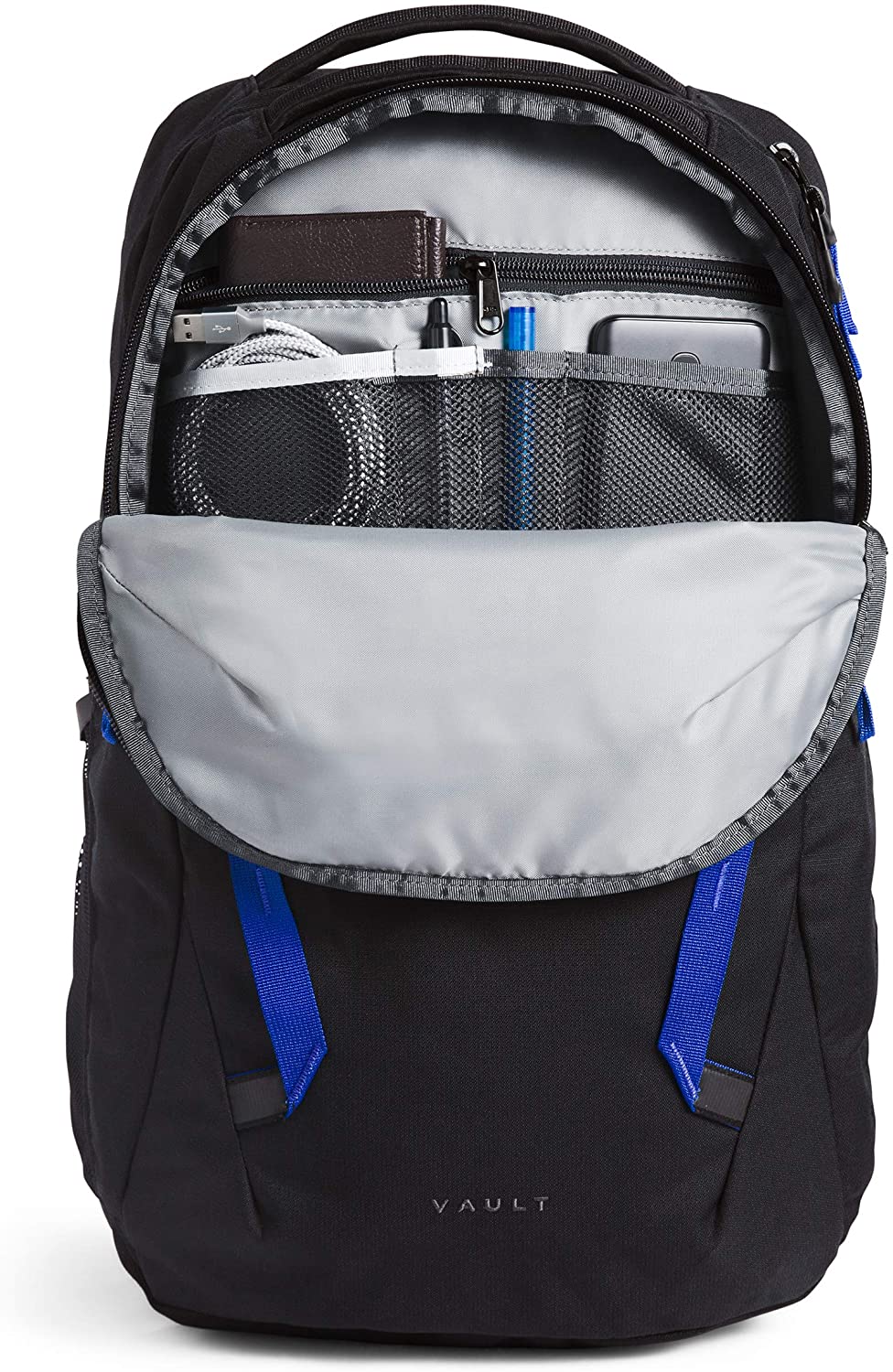 The North Face Vault Backpack, Moab Khaki/Asphalt Grey, One Size