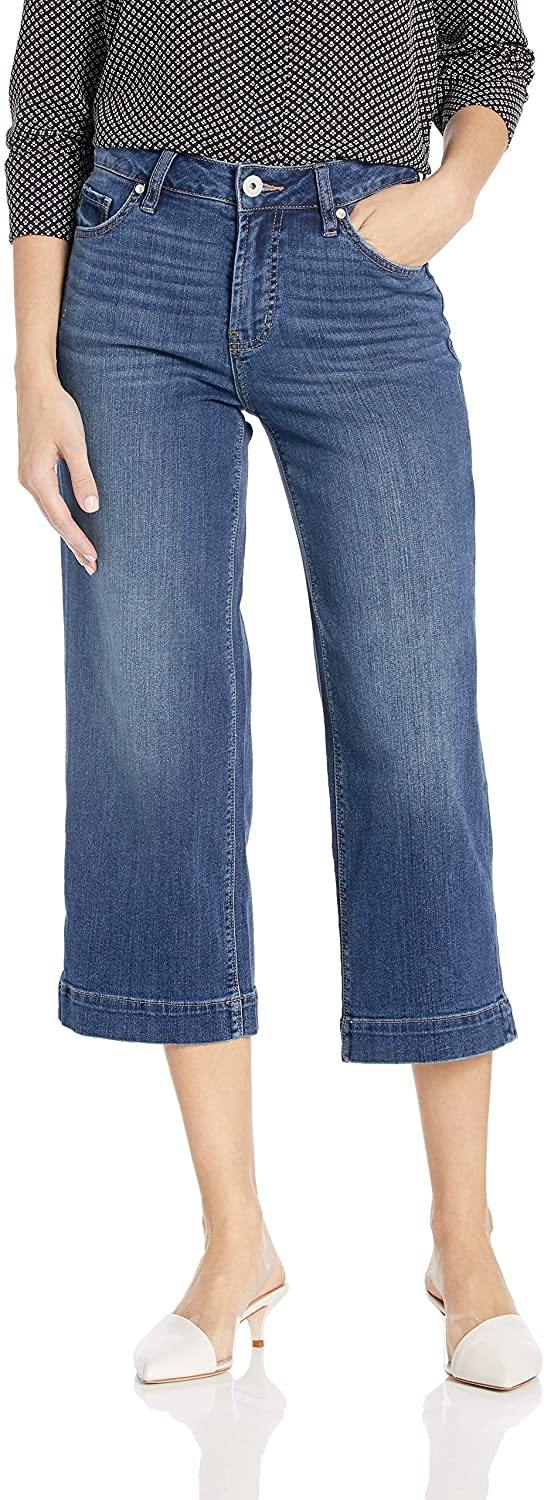 Jag Jeans Women's Lydia High Rise Wide Leg Crop