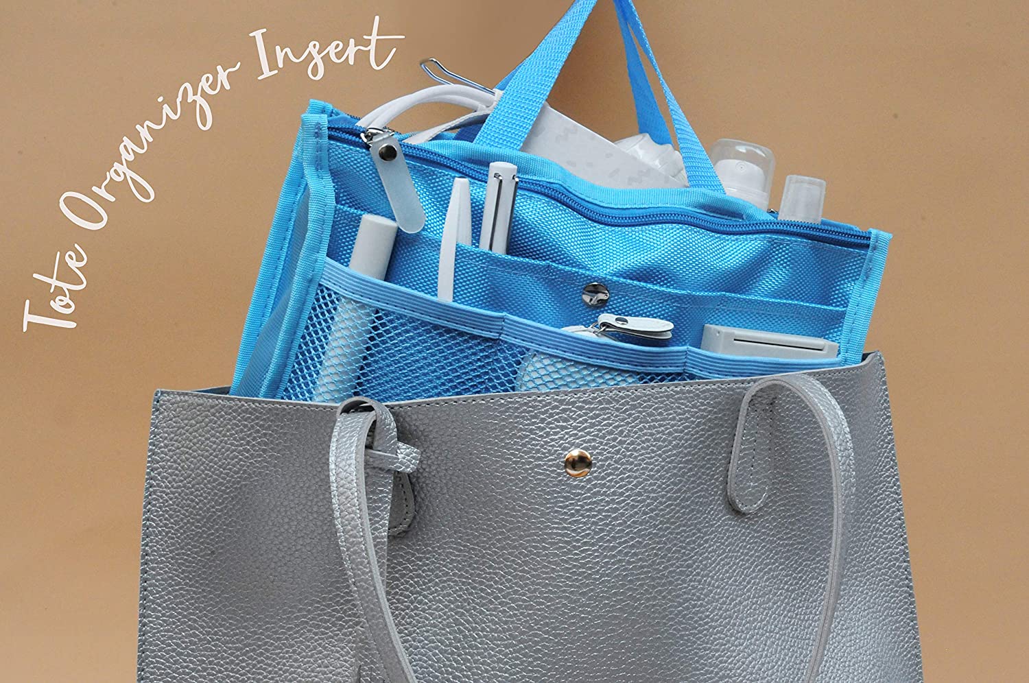 Hoxis Purse Organizer Insert Handbag Organzier Bag in Bag
