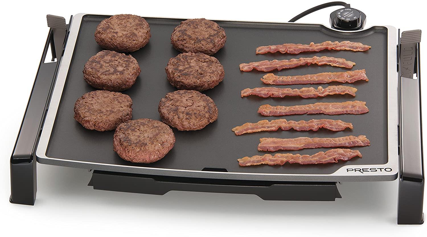 Presto 07073 Electric Tilt-N-fold Griddle, 19", Black inch - JOY2ESpree