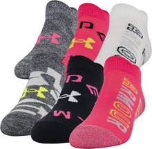 
                        
                          Load image into Gallery viewer, Under Armour Youth Essential 2.0 No Show Socks, 6-Pairs
                        
                      
