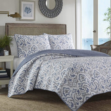 
                        
                          Load image into Gallery viewer, Tommy Bahama Cape Verde Quilt Set, Full/Queen, Smoke
                        
                      