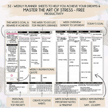 
                        
                          Cargar imagen en el visor de la galería, Law of Attraction Planner - Undated Deluxe Weekly, Monthly Planner
                        
                      