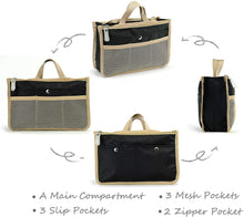 
                        
                          画像をギャラリービューアに読み込む, Hoxis Purse Organizer Insert Handbag Organzier Bag in Bag
                        
                      