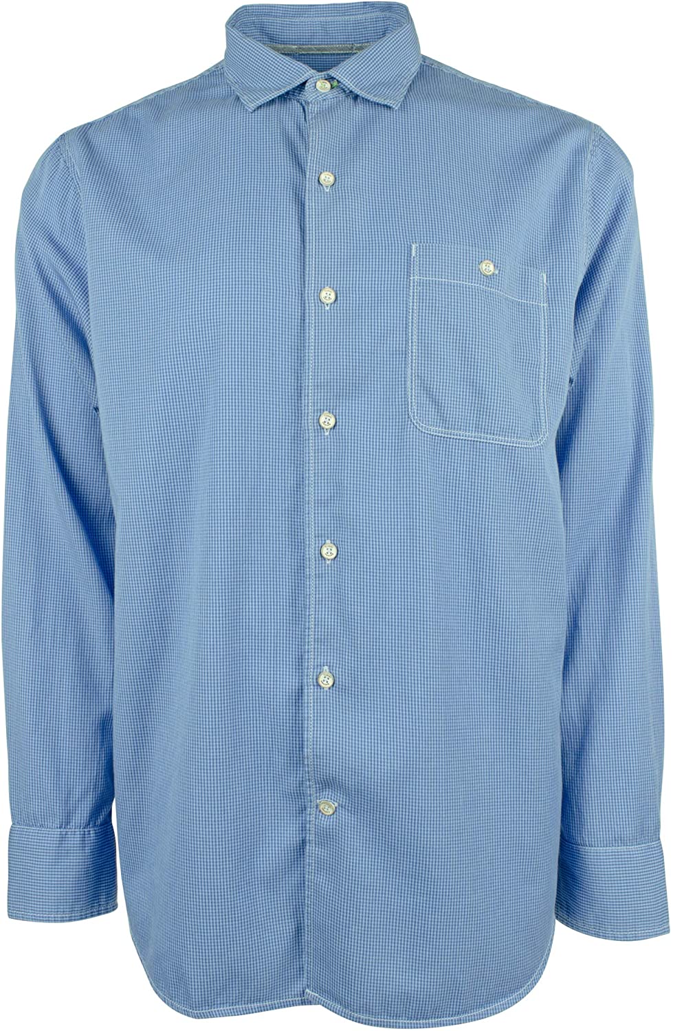 Tommy Bahama Men's Big & Tall Long Sleeve Twill Check Shirt
