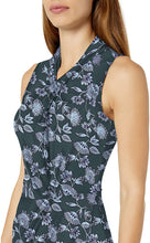 
                        
                          Muat gambar ke penampil Galeri, Amazon Brand - Lark &amp; Ro Women's Sleeveless Crossover Twist Neck Faux Wrap Dress
                        
                      